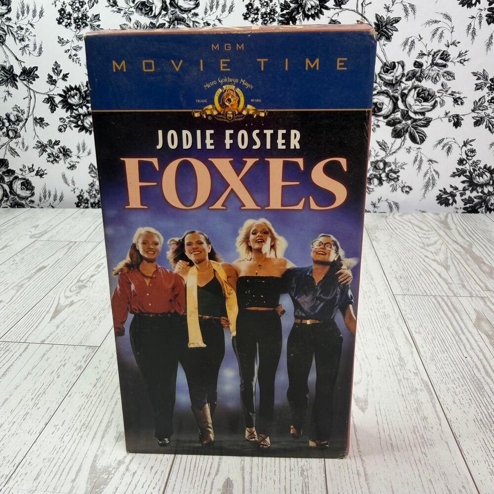 Foxes (VHS, 1980, Movie Time) Jodie Foster, Scott Baio